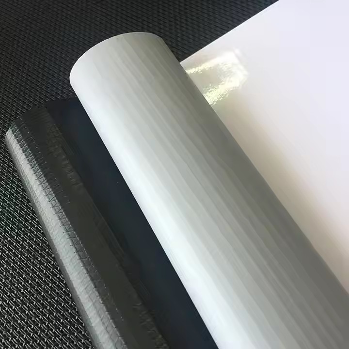 Hot Laminated Black Grey Back PVC Flex Banner for Printing